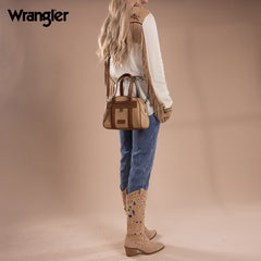 Wrangler Whipstitch Top Handle Crossbody Bag