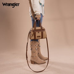 Wrangler Whipstitch Top Handle Crossbody Bag