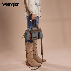 Wrangler Whipstitch Top Handle Crossbody Bag