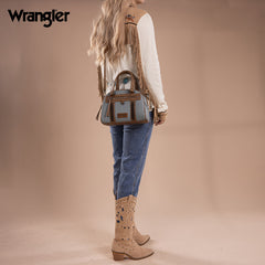 Wrangler Whipstitch Top Handle Crossbody Bag