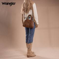 Wrangler Whipstitch Top Handle Crossbody Bag