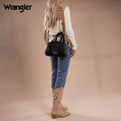 Wrangler Whipstitch Top Handle Crossbody Bag