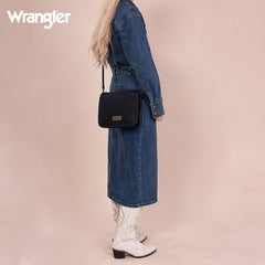 Wrangler Braided Detail Crossbody Bag