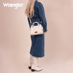 Wrangler Braided Detail Tote/Crossbody Bag