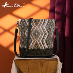 Montana West Sequined Aztec Shoulder Bag