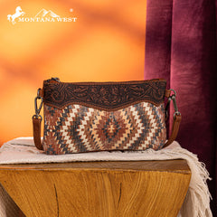 Montana West Sequined Aztec Mini Crossbody Purse