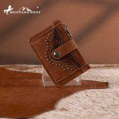 Montana West Floral Tooled Wallet