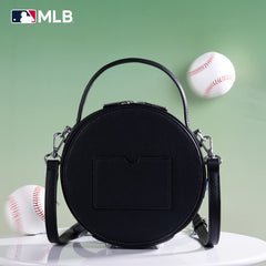 MLB Boston Red Sox Leather Circle Crossbody Bag