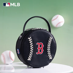 MLB Boston Red Sox Leather Circle Crossbody Bag