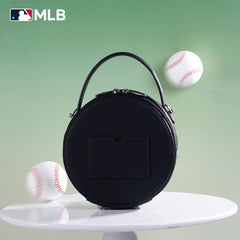 MLB New York Yankees Leather Circle Crossbody Bag