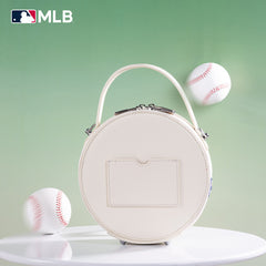 MLB New York Yankees Leather Circle Crossbody Bag