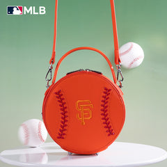 MLB San Francisco Giants Leather Circle Crossbody Bag