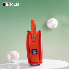 MLB New York Mets Leather Circle Crossbody Bag