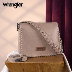 Wrangler Braided Detail Crossbody Bag