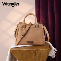 Wrangler Braided Detail Tote/Crossbody Bag