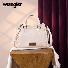 Wrangler Braided Detail Tote/Crossbody Bag