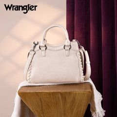 Wrangler Braided Detail Tote/Crossbody Bag