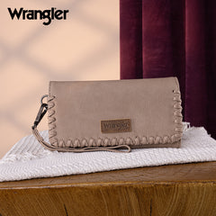 Wrangler Whipstitch Wristlet Wallet