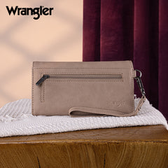 Wrangler Whipstitch Wristlet Wallet