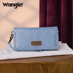 Wrangler Whipstitch Wristlet Wallet