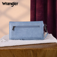 Wrangler Whipstitch Wristlet Wallet