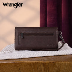 Wrangler Whipstitch Wristlet Wallet