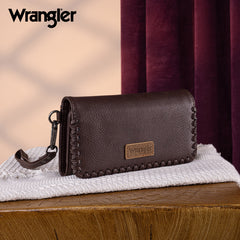 Wrangler Whipstitch Wristlet Wallet