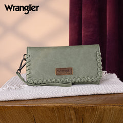 Wrangler Whipstitch Wristlet Wallet