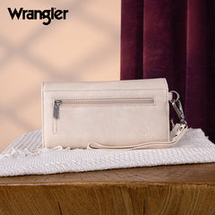 Wrangler Whipstitch Wristlet Wallet