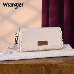 Wrangler Whipstitch Wristlet Wallet