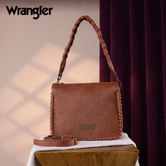 Wrangler Braided Detail Crossbody Bag