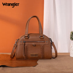 Wrangler Whipstitch Top Handle Crossbody Bag