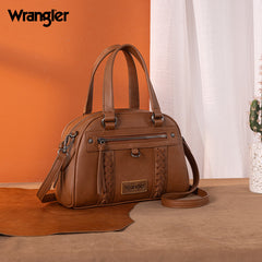 Wrangler Whipstitch Top Handle Crossbody Bag