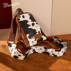 WRANGLER COW PRINT BAG SET