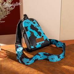 WRANGLER COW PRINT BAG SET