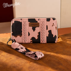 WRANGLER COW PRINT BAG SET