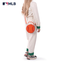 MLB San Francisco Giants Leather Circle Crossbody Bag