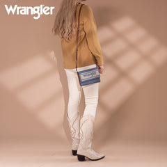 Wrangler Striped Canvas Crossbody Purse