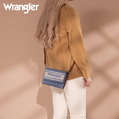 Wrangler Striped Canvas Crossbody Purse