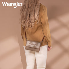 Wrangler Striped Canvas Crossbody Purse