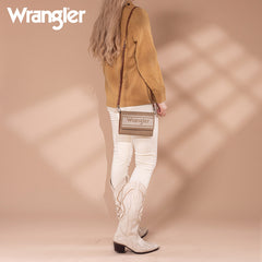 Wrangler Striped Canvas Crossbody Purse