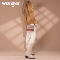 Wrangler Striped Canvas Crossbody Purse