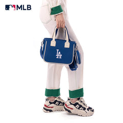 MLB Los Angeles Dodgers Team Tote/Crossbody with Baseball Coin Pouch