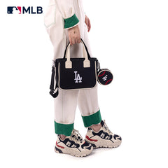 MLB Los Angeles Dodgers Team Tote/Crossbody with Baseball Coin Pouch