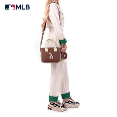 MLB Los Angeles Dodgers Team Tote/Crossbody with Baseball Coin Pouch