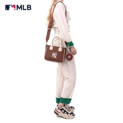 MLB New York Yankees Team Tote/Crossbody with Baseball Coin Pouch