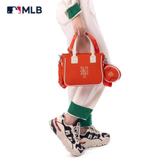 MLB New York Mets Team Tote/Crossbody with Baseball Coin Pouch