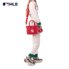 MLB New York Yankees Team Tote/Crossbody with Baseball Coin Pouch