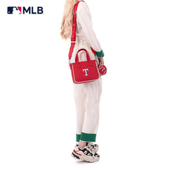 MLB Texas Rangers Team Tote/Crossbody with Baseball Coin Pouch