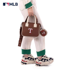 MLB Texas Rangers Team Tote/Crossbody with Baseball Coin Pouch